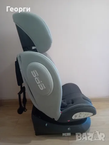Столче за кола KikkaBoo - i-Felix, IsoFix, i-Size, 40-150 cm, Light Grey , снимка 3 - Столчета за кола и колело - 56018556