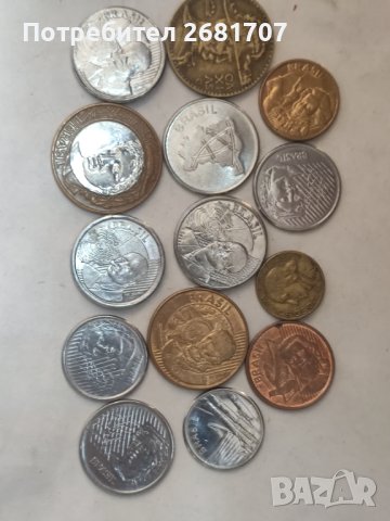 Монети Бразилия , снимка 2 - Нумизматика и бонистика - 41803234