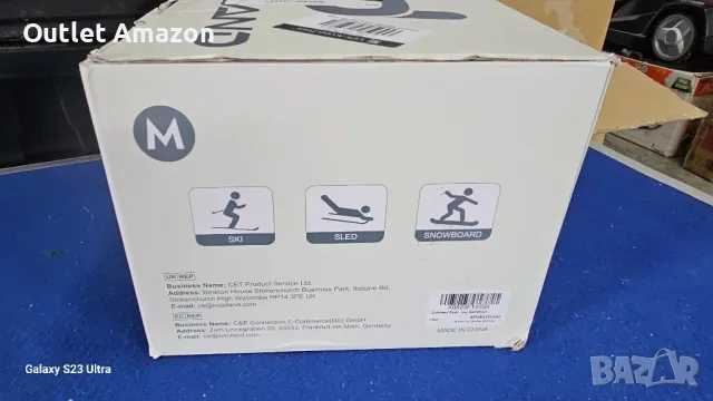 Блестяща ски каска Odoland, регулируема вентилационна система, защитна обвивка от EPS пяна за

, снимка 11 - Спортна екипировка - 49670185