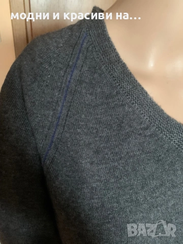 Мъжки пуловер с V-образно деколте Ted Baker, размер 2, снимка 3 - Пуловери - 53280945