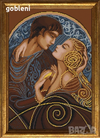 гоблен с ламе "РОМЕО И ЖУЛИЕТА" Д-46; 25 цв. 1:1/1:4