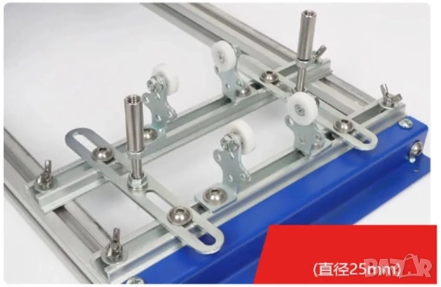 Сито печат преса за обли цилиндрични предмети като чаши мъгове бутилки ръчна намалена, снимка 5 - Други инструменти - 52882794