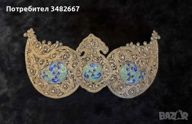 Сребърна автентична пафта 