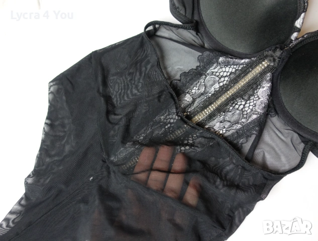 MED луксозно черно боди 75В размер, снимка 11 - Бельо - 53640064