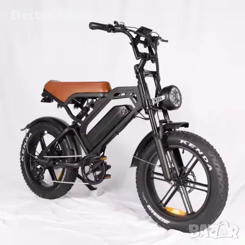 Електрически велосипед, Electric V20, 500W, 15.AH с двойна седалка, снимка 5 - Велосипеди - 48184201