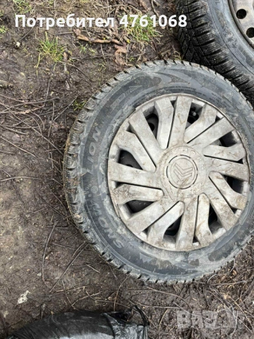Зимни гуми 14 ки на два месеца са 165/70/14 , снимка 2 - Гуми и джанти - 53783004