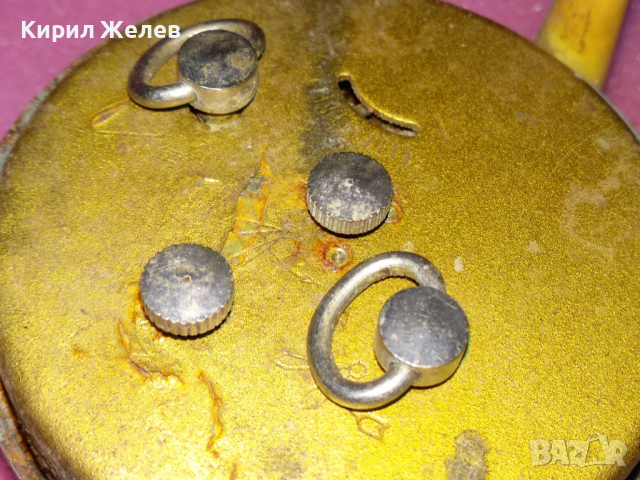 SLAVA MADE in USSR Стар КОЛЕКЦИОНЕРСКИ РУСКИ БУДИЛНИК МЕХАНИЧЕН НАСТОЛЕН ЧАСОВНИК СЛАВА СССР 43610, снимка 10 - Антикварни и старинни предмети - 44545534