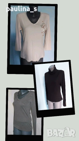 Три различни броя / Маркова блуза "Betty Barclay", "H&M" и "Martvisser" , снимка 1 - Блузи с дълъг ръкав и пуловери - 15454758