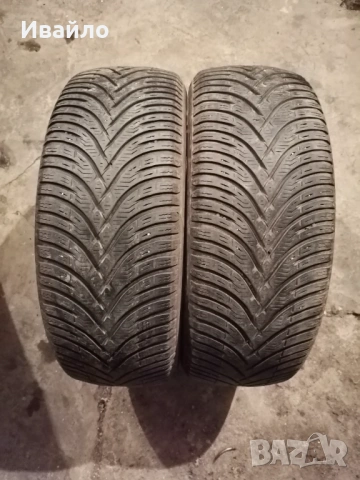 Продавам 2 броя зимни гуми 205.55.16 на 1 сезон дот 2019 Kleber 