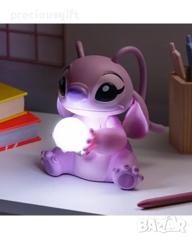 Детска нощна лампа Stitch - Angel