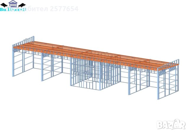 Конструкция за Автомивка - 155м²-25.85м x 6м, снимка 5 - Строителни материали - 44145046