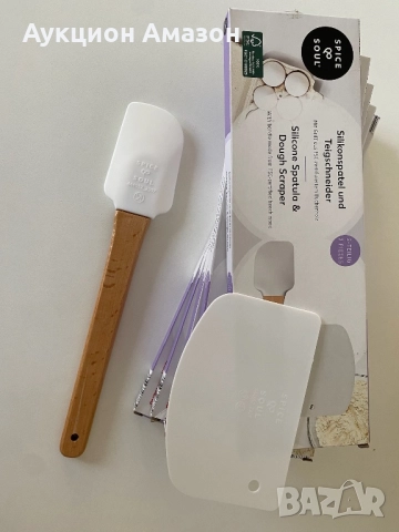 Готварска шпатула / бъркалка и кътер / шпакла за тесто , снимка 2 - Прибори за хранене, готвене и сервиране - 52696716