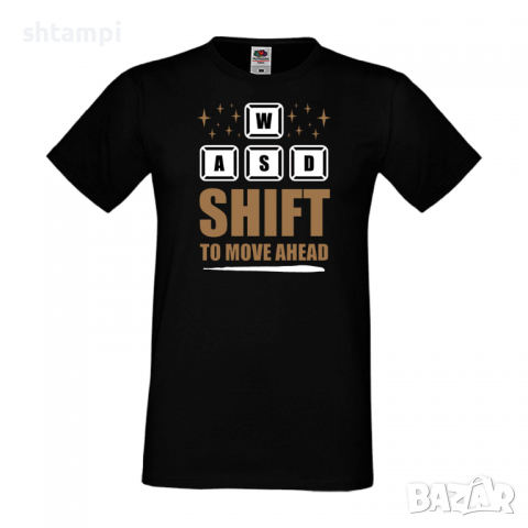 Мъжка тениска WASD Shift To Move, снимка 12 - Тениски - 36196151