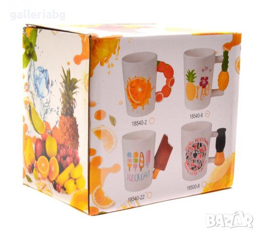 Керамична чаша - Ананас, снимка 2 - Арт сувенири - 38878628