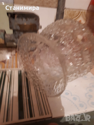 стъклена чашка за аплик, снимка 4 - Лампи за стена - 36153932