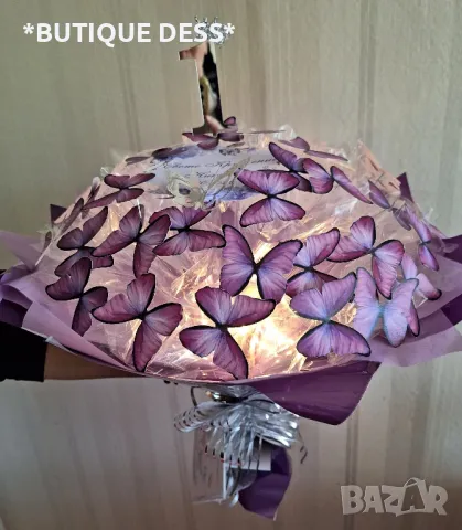 Луксозни, светещи букети "DESS", снимка 6 - Изкуствени цветя - 47690800