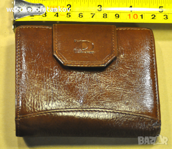 "D Collection" Genuine High Quality Brown Leather Wallet, снимка 13 - Портфейли, портмонета - 44756944