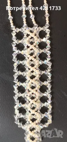 ретро винтидж гердан изкрящт НОВ, снимка 11 - Колиета, медальони, синджири - 48360800