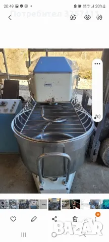 спирална италиански тестомесачка със 2 бр казана  до 200кг тесто