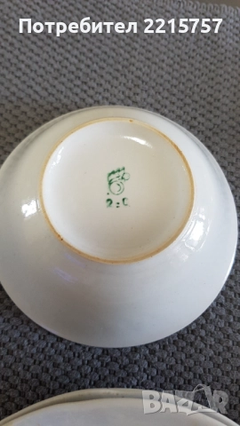 Френски и съвестки десертни чинийки+к-т за торта., снимка 6 - Чинии - 41314211