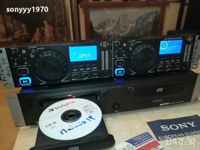 GEMINI X2 CD DJ PLAYER 0209231800LNV, снимка 6 - Ресийвъри, усилватели, смесителни пултове - 42057785