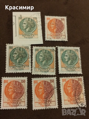 Пощенски марки Италия , снимка 8 - Филателия - 51477536
