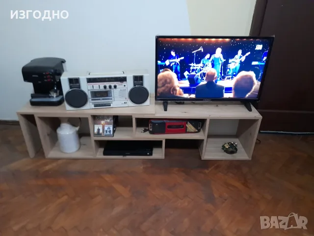 50€ НОВ ПРАКТИЧЕН TV ШКАФ ОТ 3 МОДУЛА С ПРОМЕНЛИВА КОНФИГУРАЦИЯ И РАЗМЕРИ 