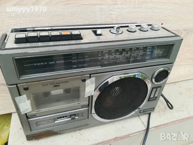 hitachi-стар касетофон 2204251438, снимка 9 - Радиокасетофони, транзистори - 49989198