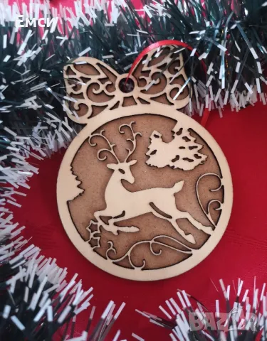 къщичка, фенер, елха, висулки, топки за елха. , снимка 17 - Сувенири от дърво - 48232115