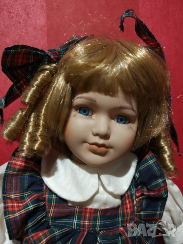 Стара голяма порцеланова кукла , снимка 4 - Колекции - 52171071