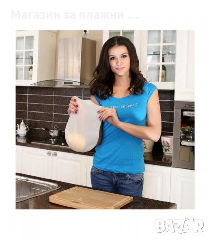 СИЛИКОНОВА НЕЗАЛЕПВАЩА ТОРБА ЗА МЕСЕНЕ НА ТЕСТО - код 2770, снимка 2 - Аксесоари за кухня - 33919073