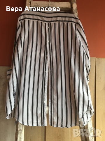 🌹🌹🌹 Риза на райета с ефектен гръб❤️‍🩹 л//хл☑️, снимка 3 - Ризи - 44824902