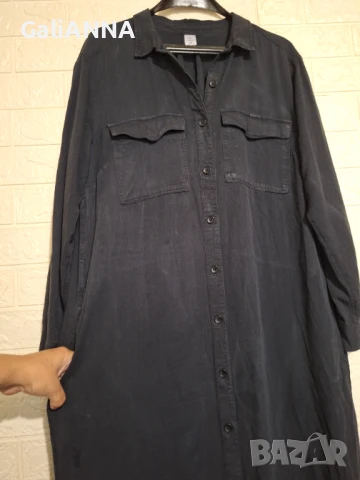 СТРАХОТНА ДЪЛГА ДЪНКОВА РОКЛЯ 2XL, снимка 6 - Рокли - 51241300