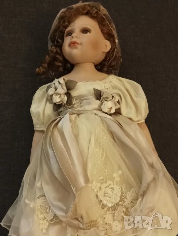 Ръчно изработена керамична,кукловодна кукла 60 см. , снимка 9 - Кукли - 47547470