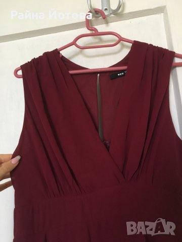 Нова официална рокля цвят бордо, снимка 3 - Рокли - 40859438