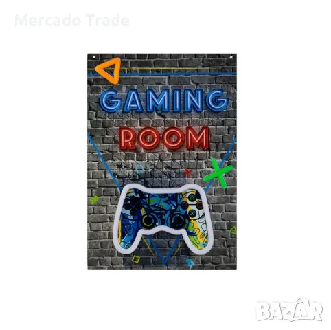 Декоративна картина Mercado Trade, LED неоново осветление, Gaming Room, снимка 2 - Картини - 49089518