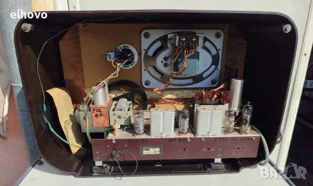 Старо лампово радио Wega Herold 54, снимка 4 - Антикварни и старинни предмети - 49807309