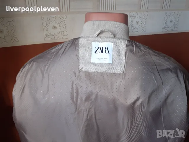 👉Ленено Zara Man Original L, снимка 7 - Якета - 48084989