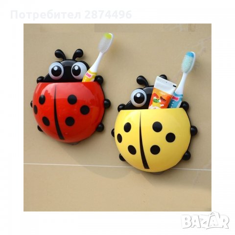 1691 Самозалепваща поставка за четки за зъби за стената , снимка 2 - Други стоки за дома - 35737285