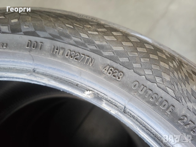1бр. летни гуми 275/40/20 Continental, снимка 6 - Гуми и джанти - 53791485