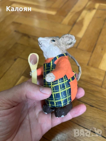 Мишка кукличка от папиемаше , снимка 6 - Кукли - 50703629