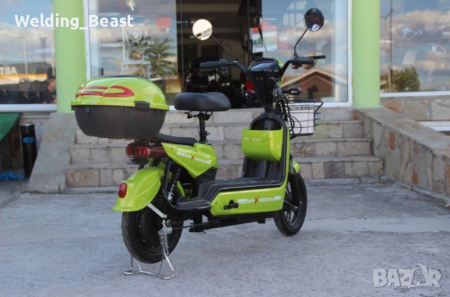 Електрически скутер-велосипед EBZ14 500W - GREEN, снимка 4 - Мотоциклети и мототехника - 41827700