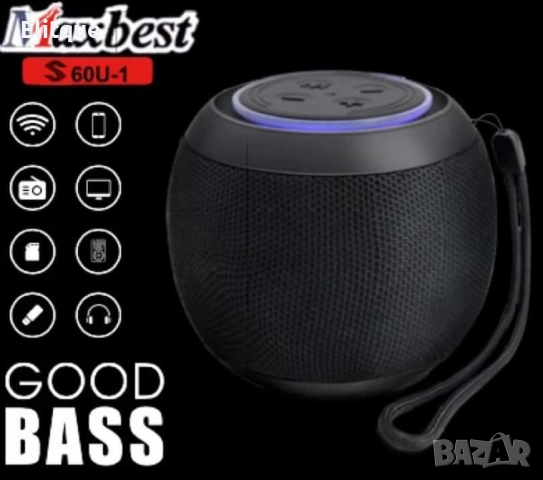 Преносима Bluetooth колона Maxbest A Pro2, TF, FM.BT, 10W 