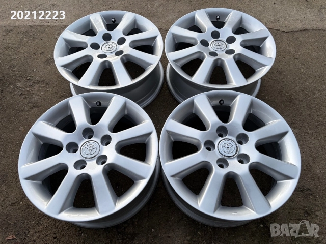 4 броя алуминиеви джанти за Toyota Corolla, Тoyota Corolla Verso,Toyota Auris 16, снимка 2 - Гуми и джанти - 52929256