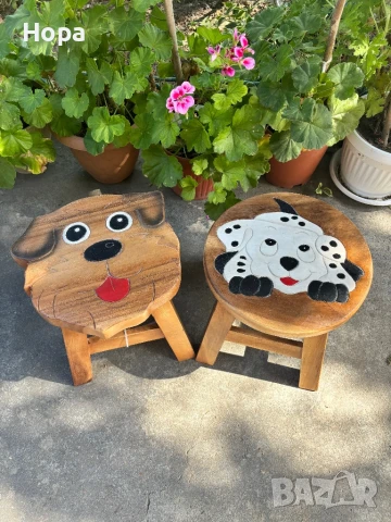 Столче /Табуретка от тиково дърво, снимка 6 - Декорация за дома - 40635580