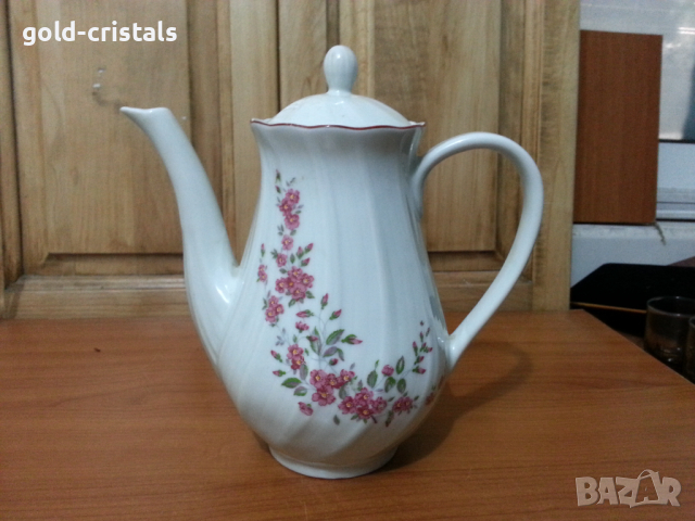 Стар български порцелан чайник кана, снимка 6 - Антикварни и старинни предмети - 36223144