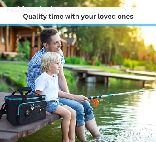 Нова изолирана Хладилна чанта от 25 литра с Bluetooth високоговорители , снимка 5 - Хладилни чанти - 42157073