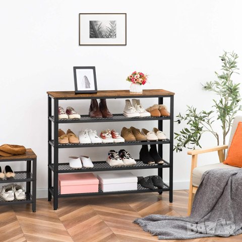ПРОМОЦИЯ Шкаф за обувки / Рафт за обувки / Етажерка / Портманто BF85XJ01, снимка 4 - Шкафове - 42107524