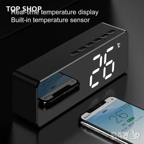 Led Bluetooth часовник с вградена батерия, снимка 7 - Тонколони - 48842693