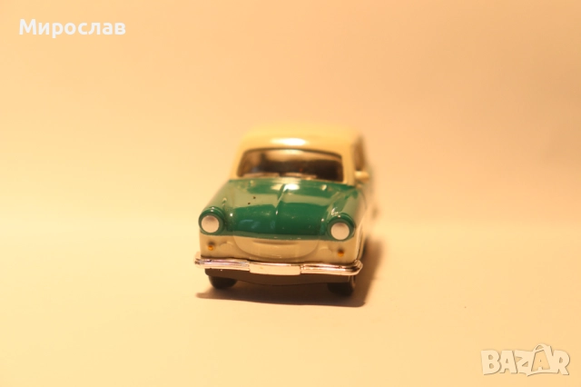 1/64 GRELL MODEL ТРАБАНТ TRABANT КОЛИЧКА МОДЕЛ, снимка 3 - Колекции - 52342960